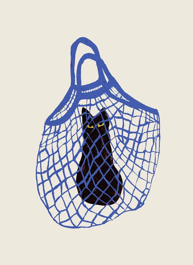 The Cat's In The Bag - The Poster Club 丹麥藝術海報(團購)