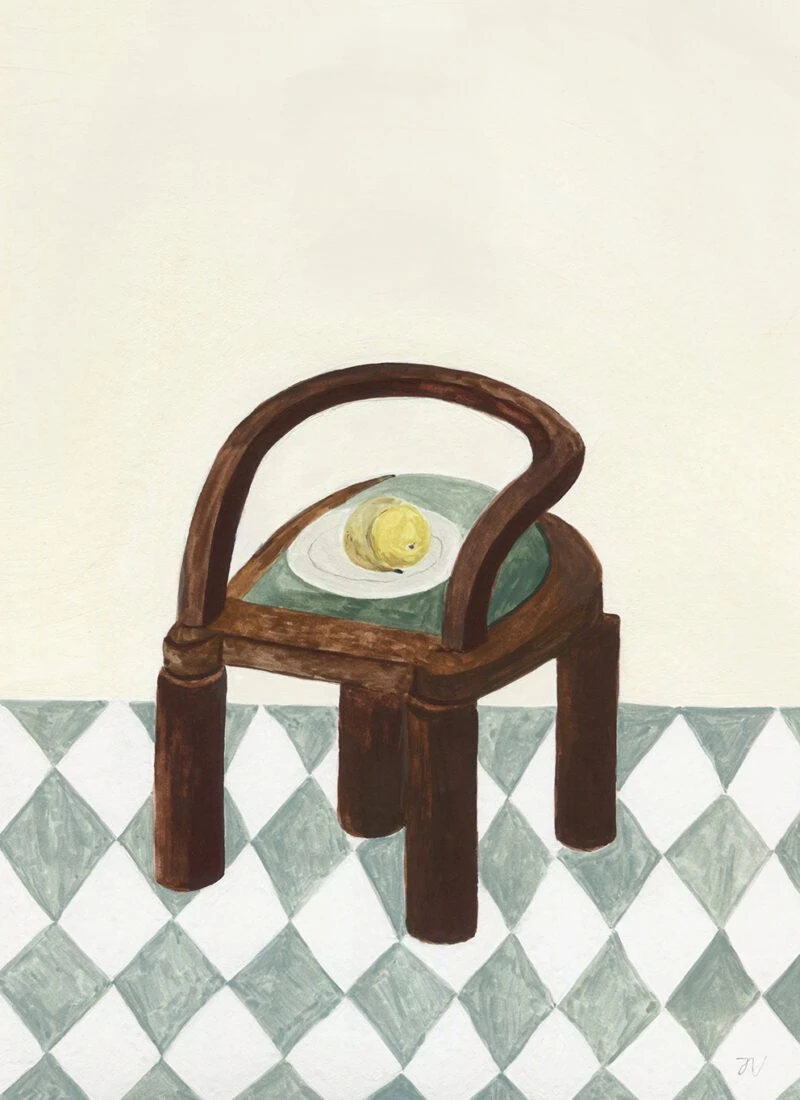 Chair with Fruit - The Poster Club 丹麥藝術海報(團購)
