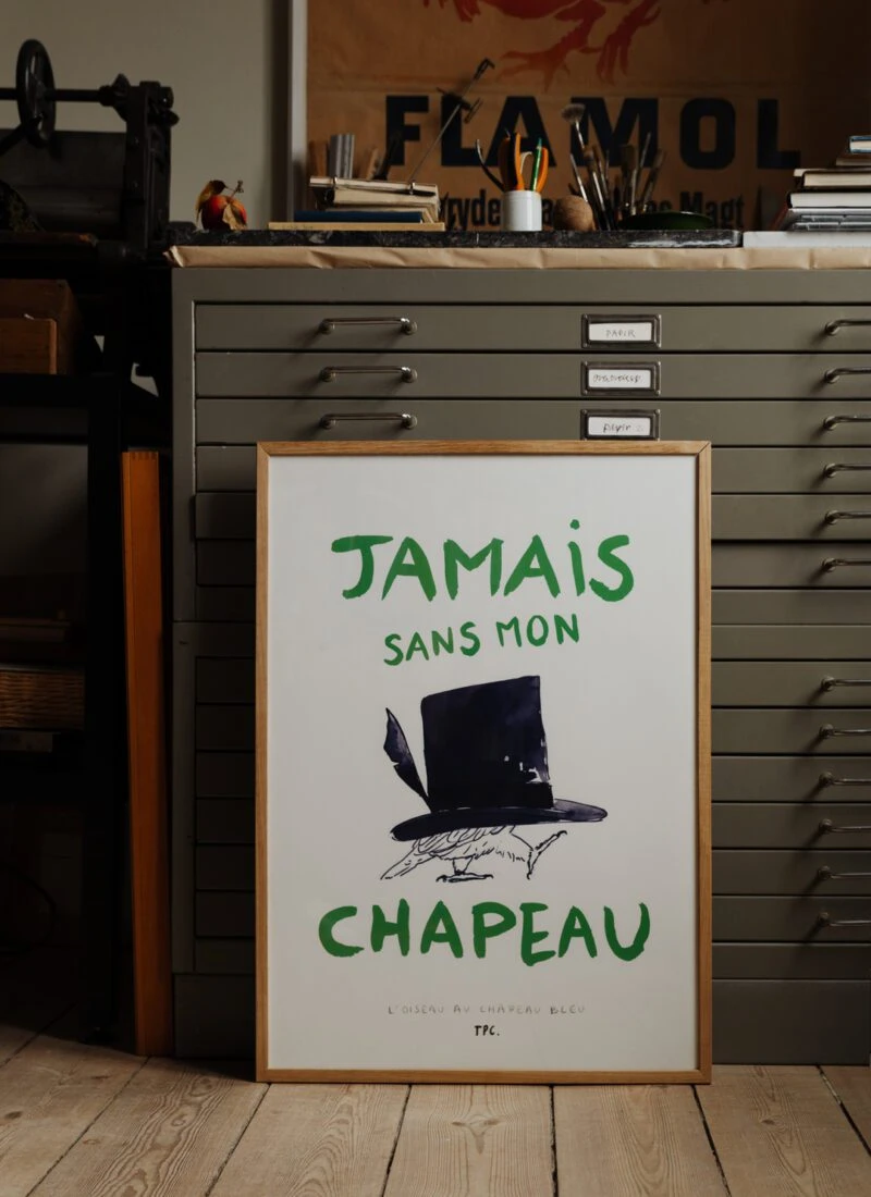 L'Oiseau au Chapeau Bleu - The Poster Club 丹麥藝術海報(團購)