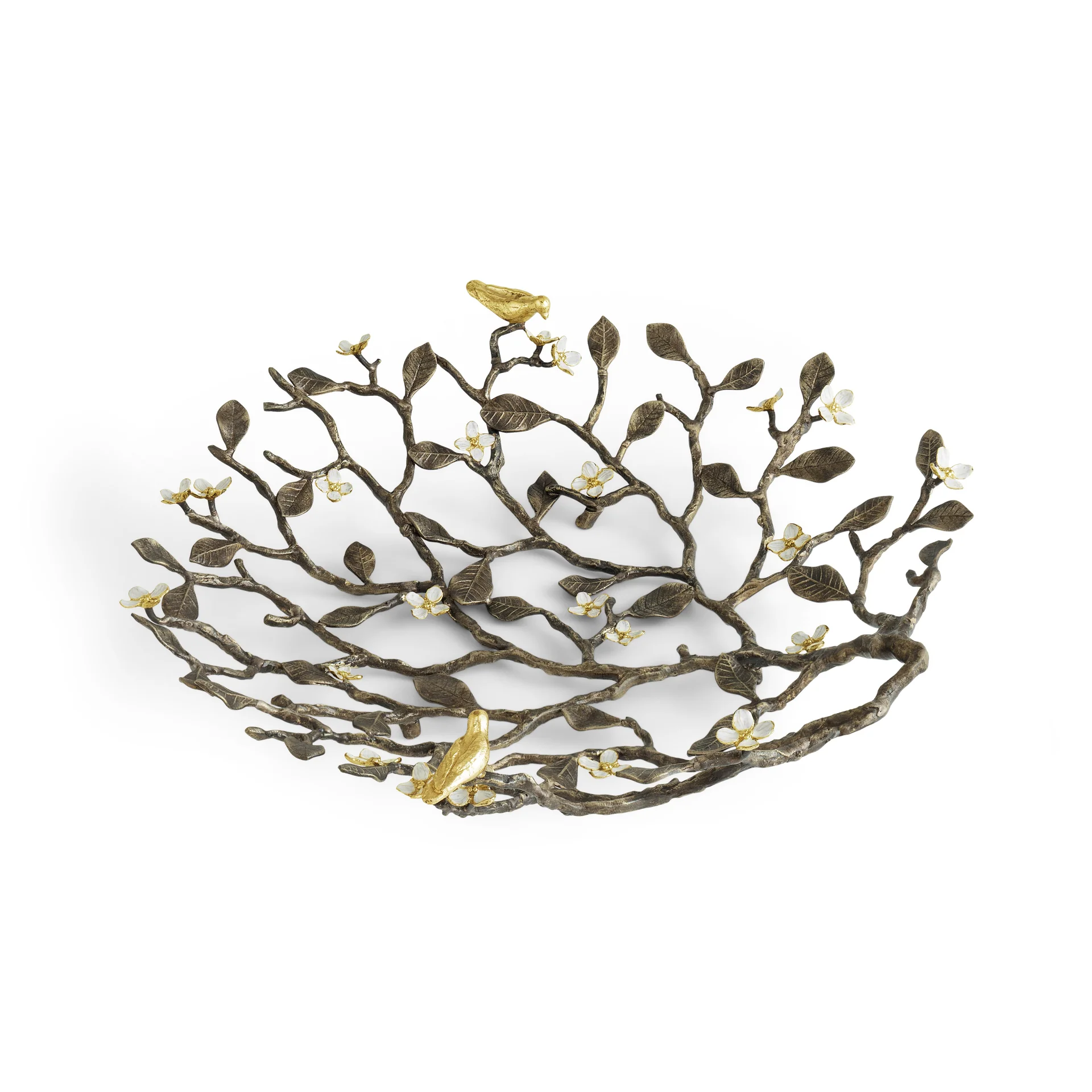 Lovebirds Centerpiece Bowl - Micheal Aram