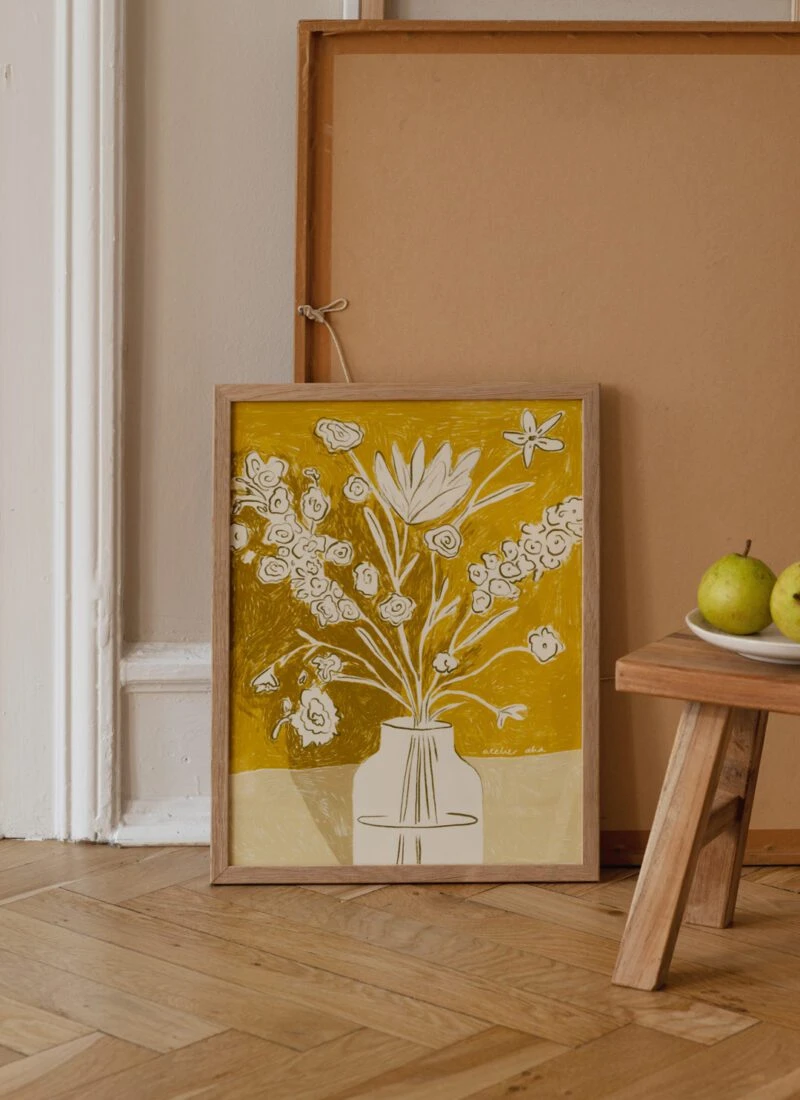 A Yellow Bouquet - The Poster Club 丹麥藝術海報(團購)