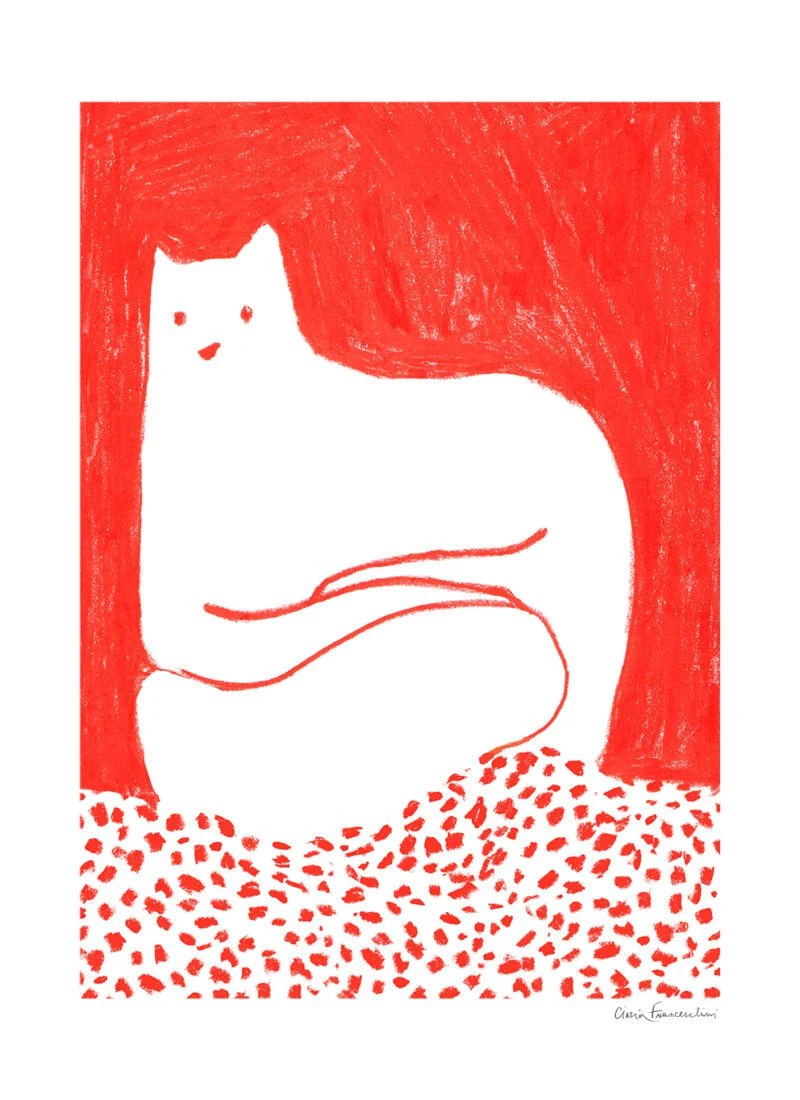 Cat in Red - The Poster Club 丹麥藝術海報(團購)