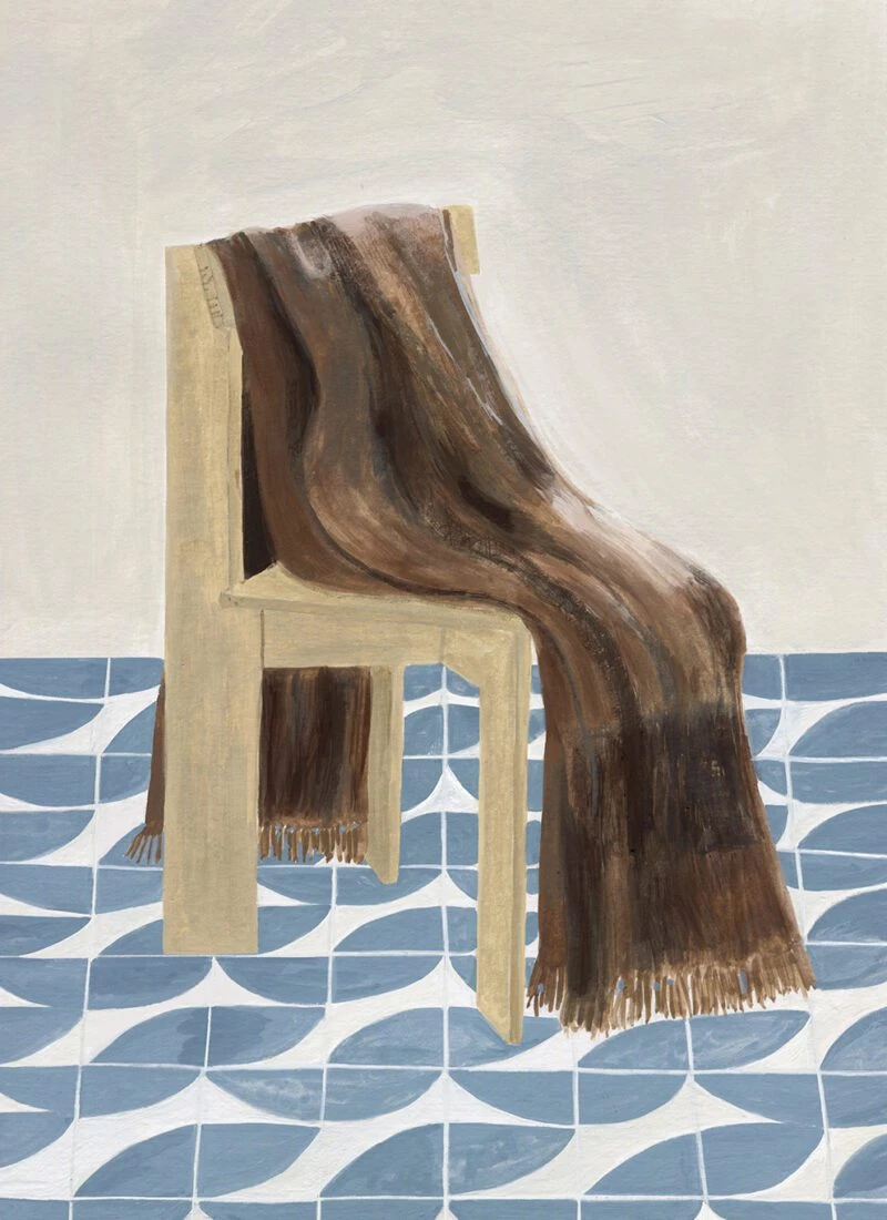 Chair with Blanket - The Poster Club 丹麥藝術海報(團購)