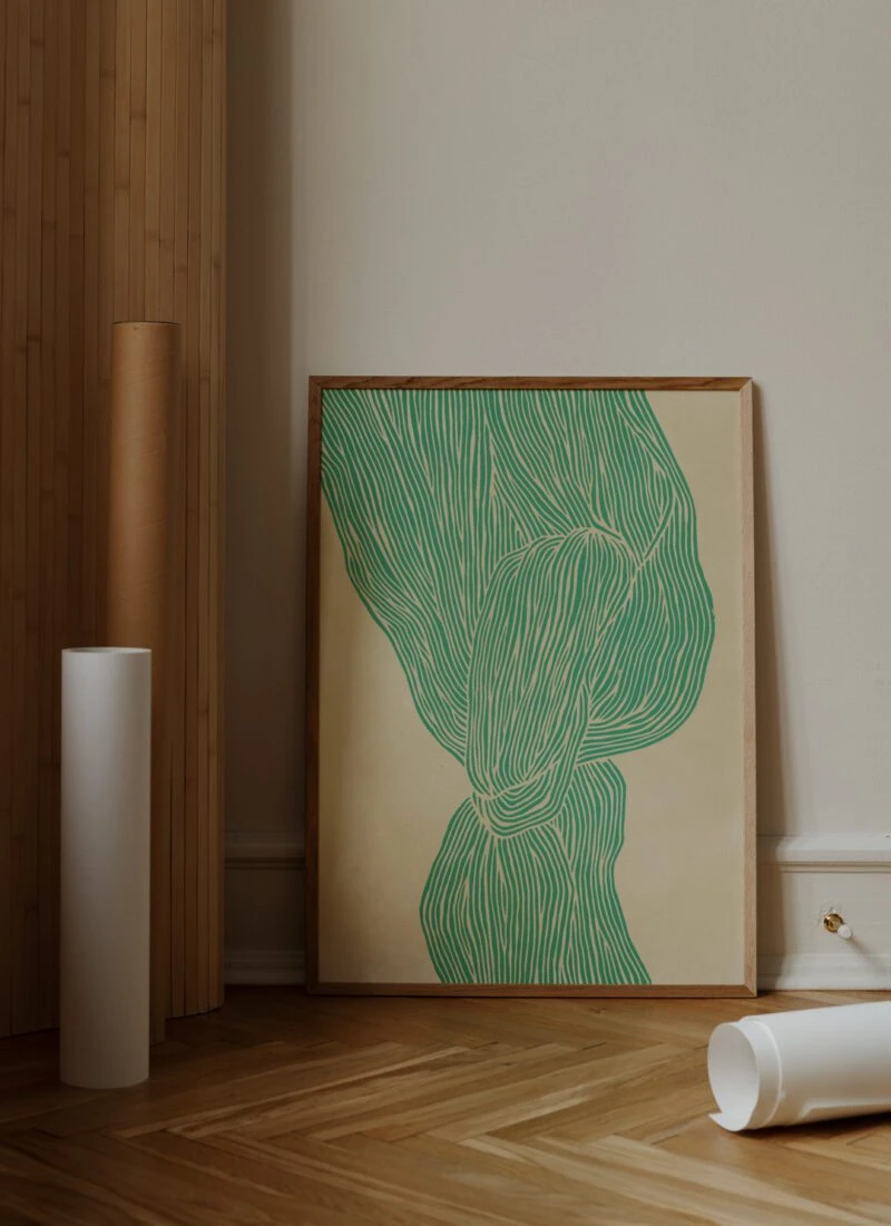 The Line - Green - The Poster Club 丹麥藝術海報(團購)