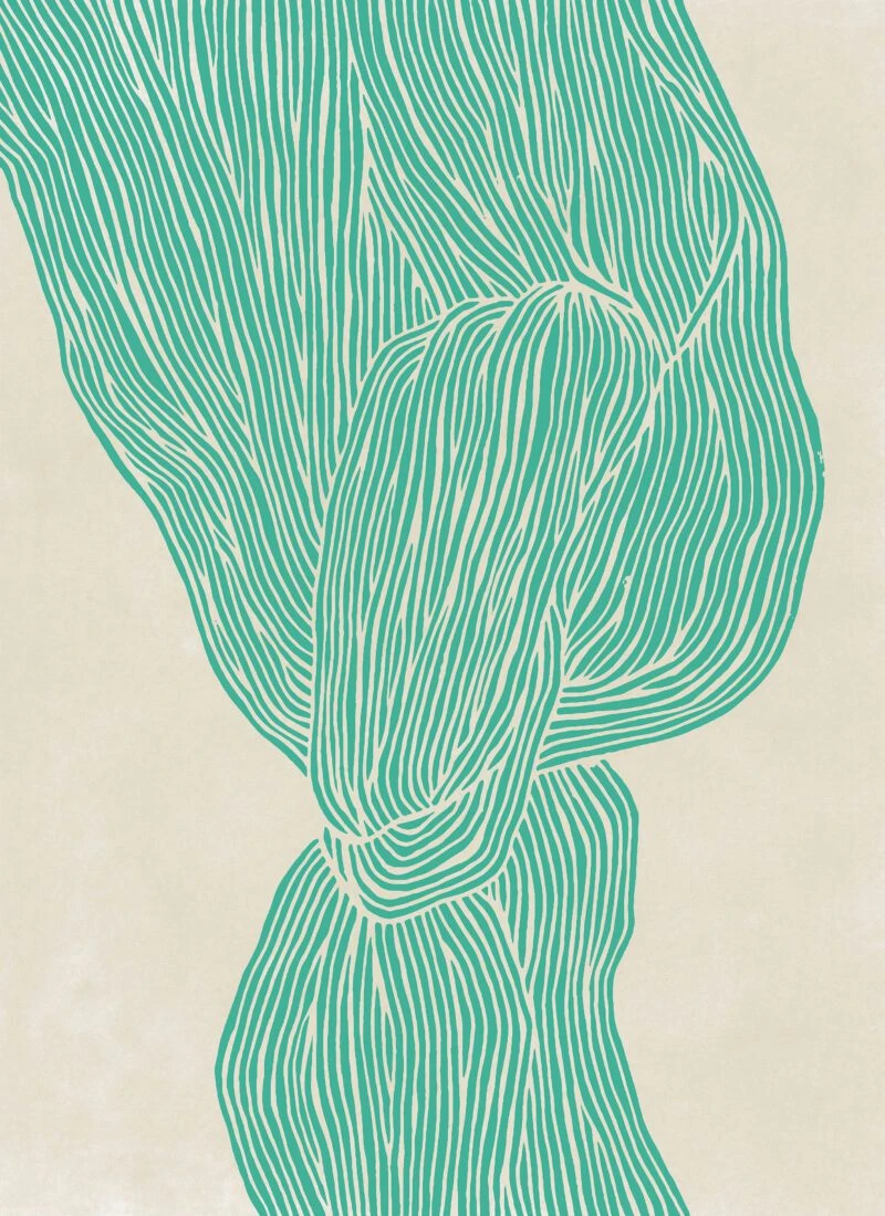 The Line - Green - The Poster Club 丹麥藝術海報(團購)