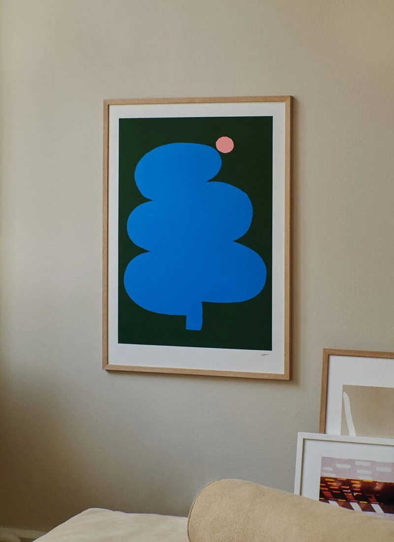 Fat Tree Pink Moon - The Poster Club 丹麥藝術海報
