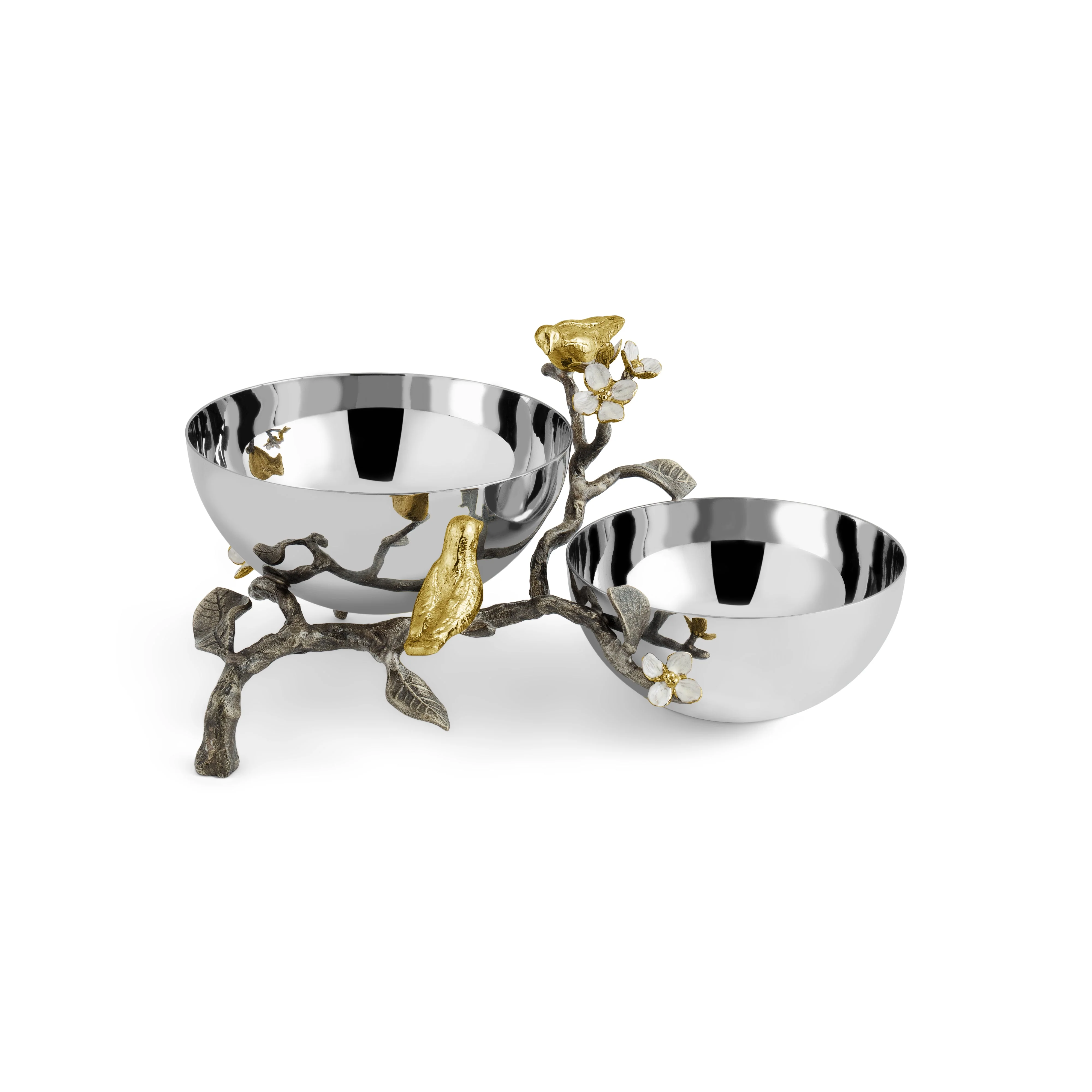 Lovebirds Double Dish - Micheal Aram