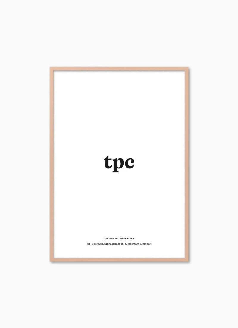 Pink Wood Frame 畫框 - The Poster Club 丹麥藝術海報