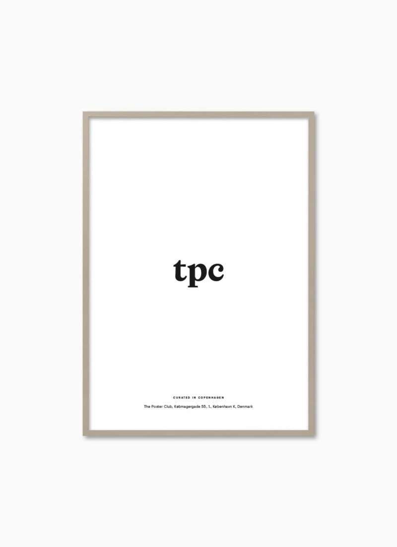 Beige Wood Frame 畫框 - The Poster Club 丹麥藝術海報