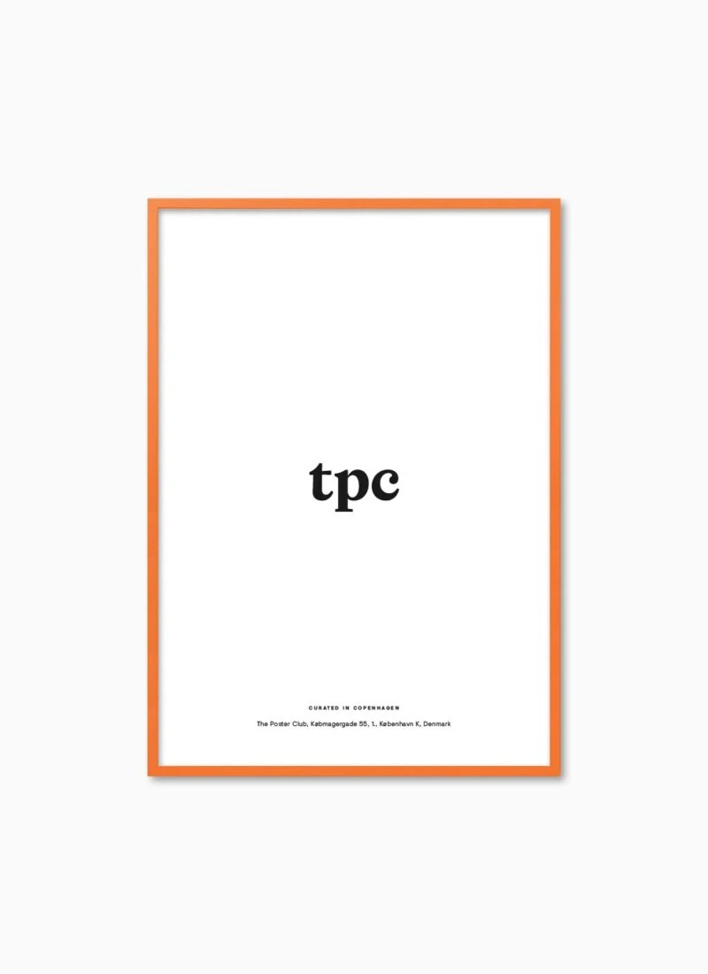Orange Wood Frame 畫框 - The Poster Club 丹麥藝術海報