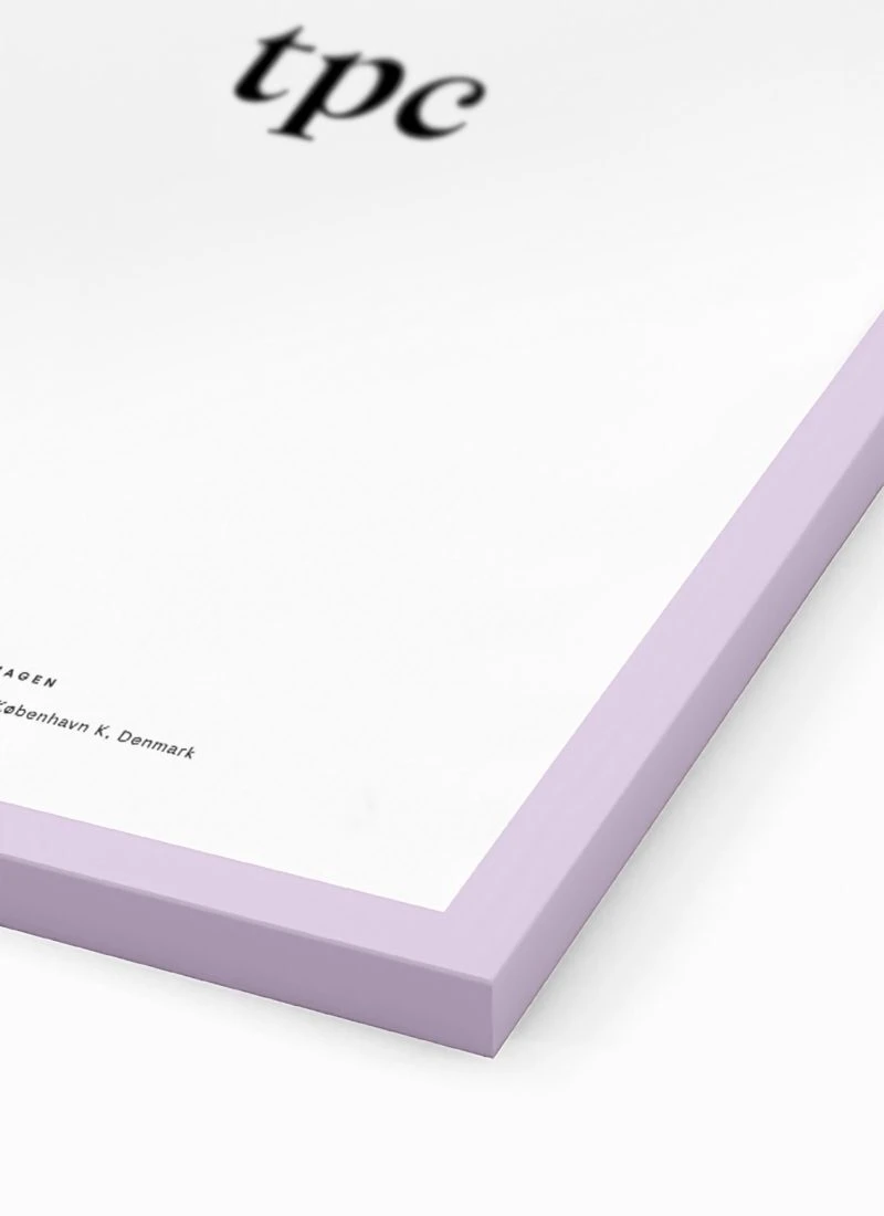 (不完美折扣) Lavender Wood Frame 丹麥畫框 - The Poster Club