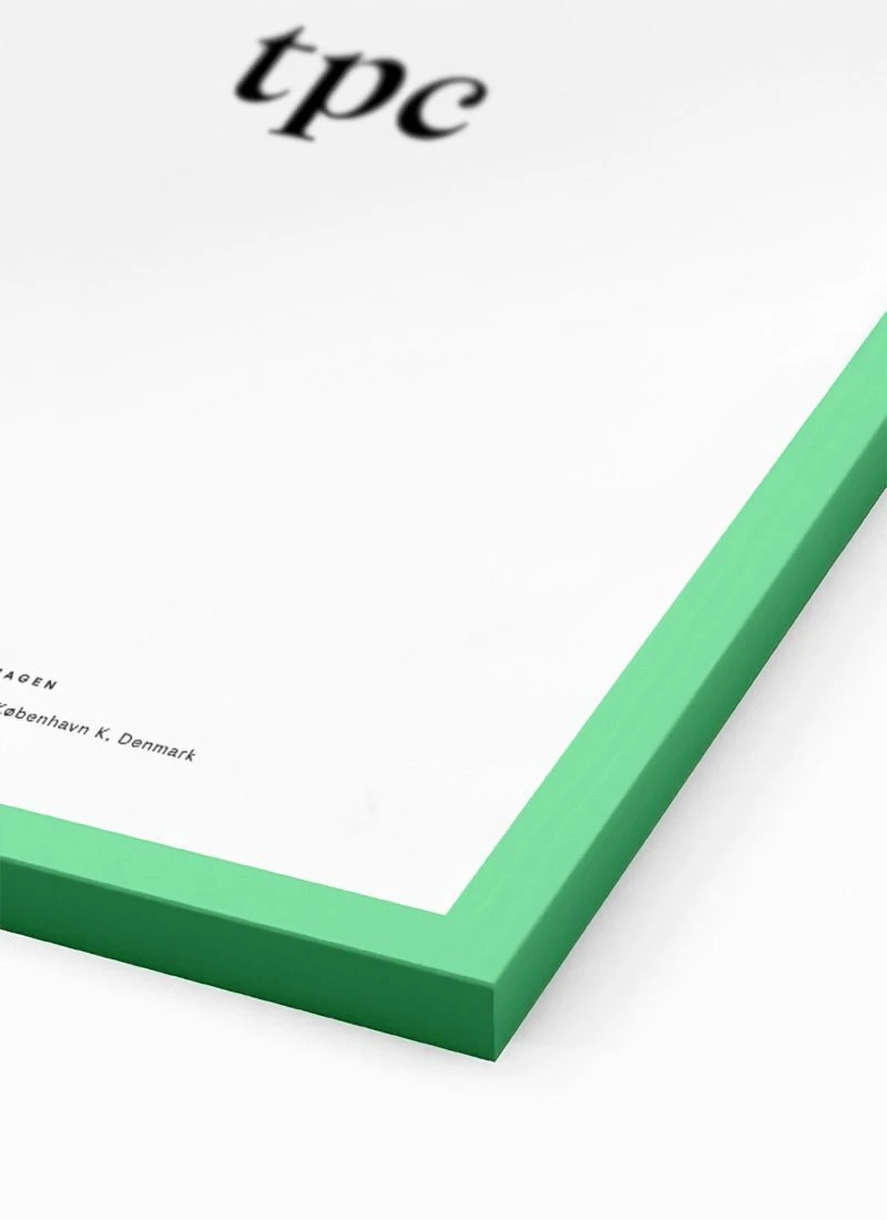 Mint Wood Frame 畫框 - The Poster Club 丹麥藝術海報