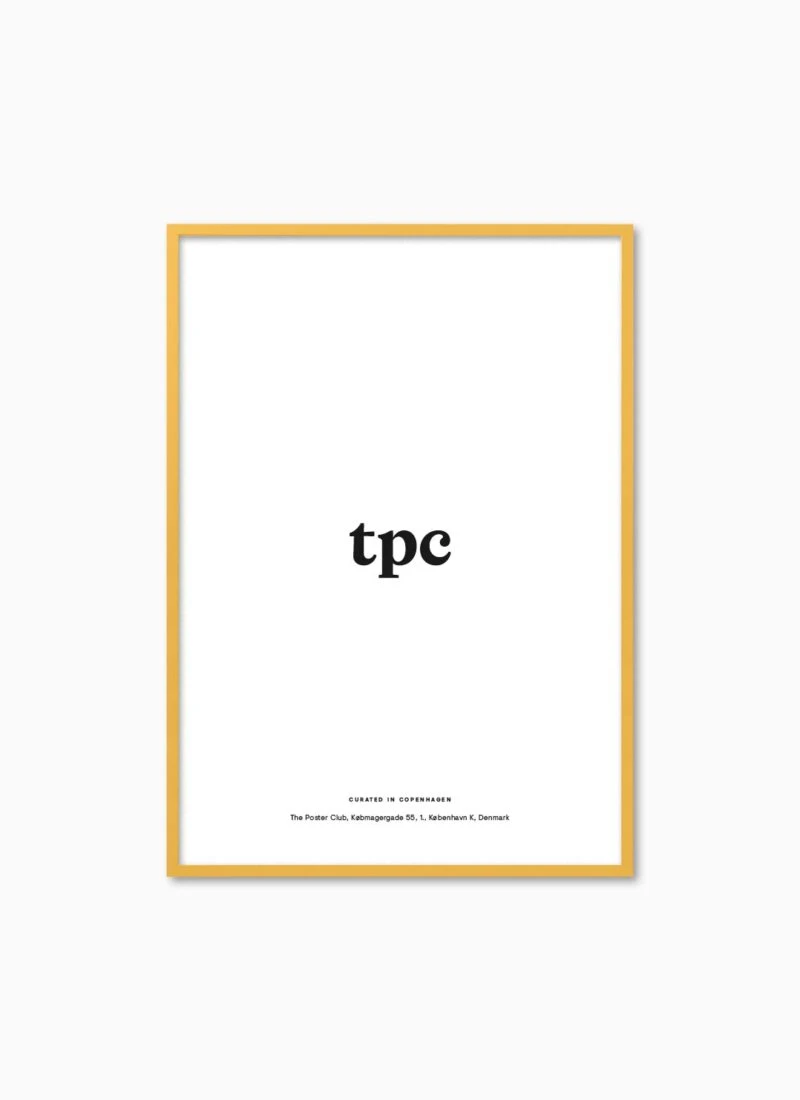Yellow Wood Frame 畫框 - The Poster Club 丹麥藝術海報