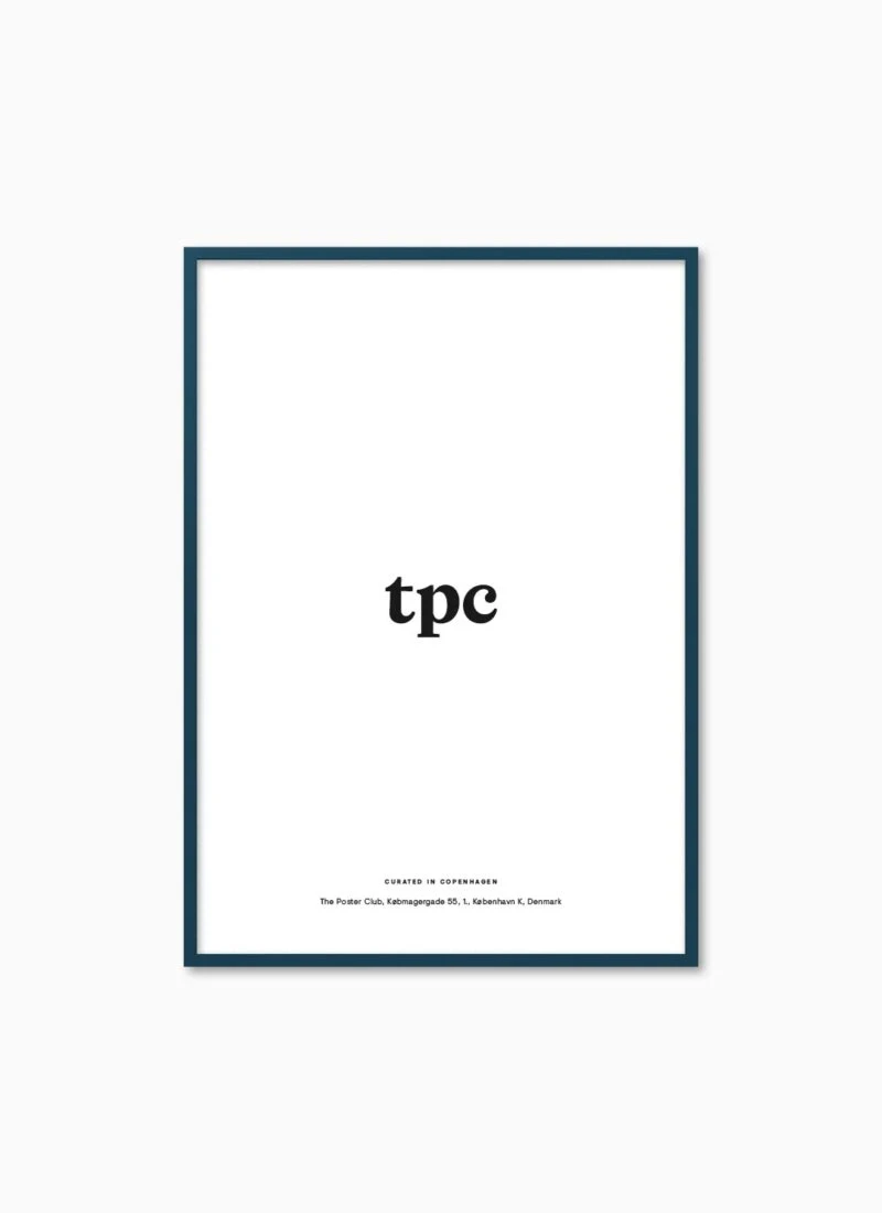 Petrol Wood Frame 畫框 - The Poster Club 丹麥藝術海報