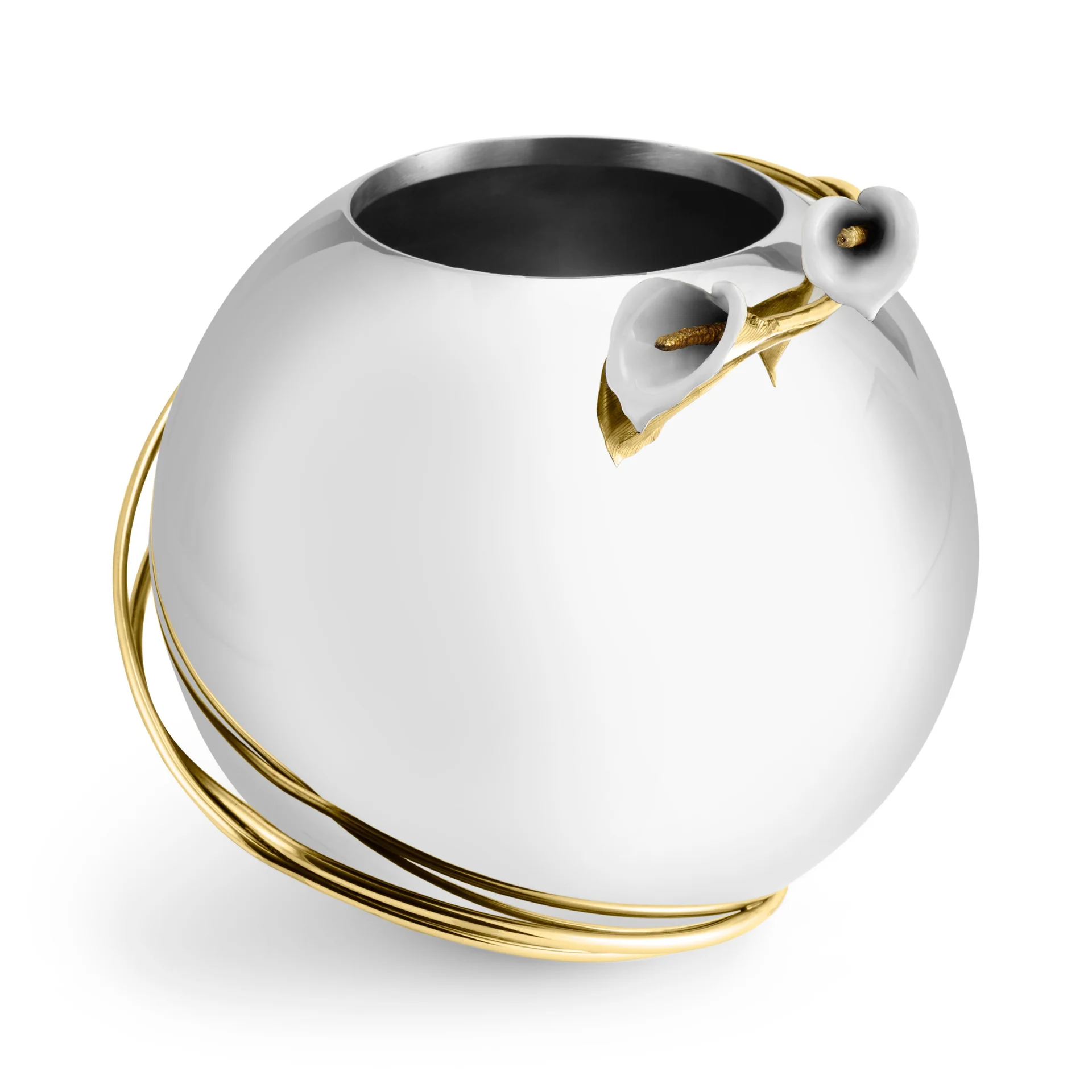 Calla Lily Rose Bowl Vase - Micheal Aram