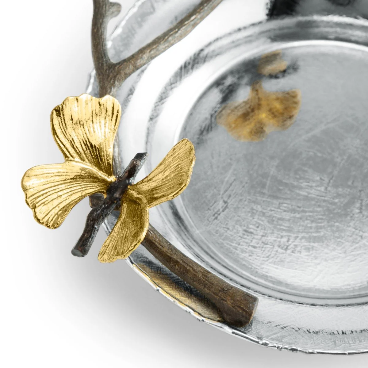 Butterfly Ginkgo Wine Coaster - Micheal Aram