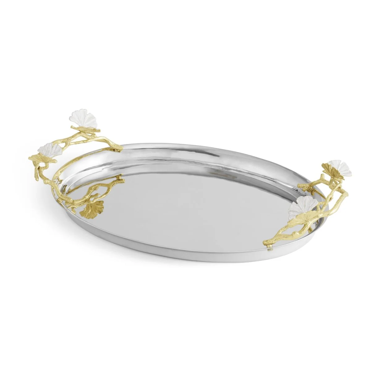 Butterfly Ginkgo Gold Tray (medium) - Micheal Aram
