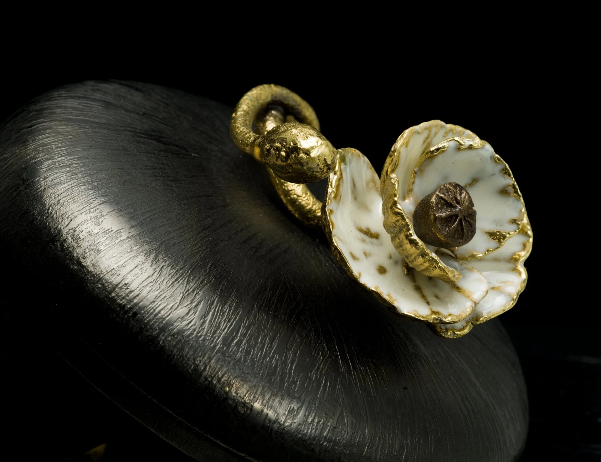 Anemone Covered Candy Dish - Micheal Aram
