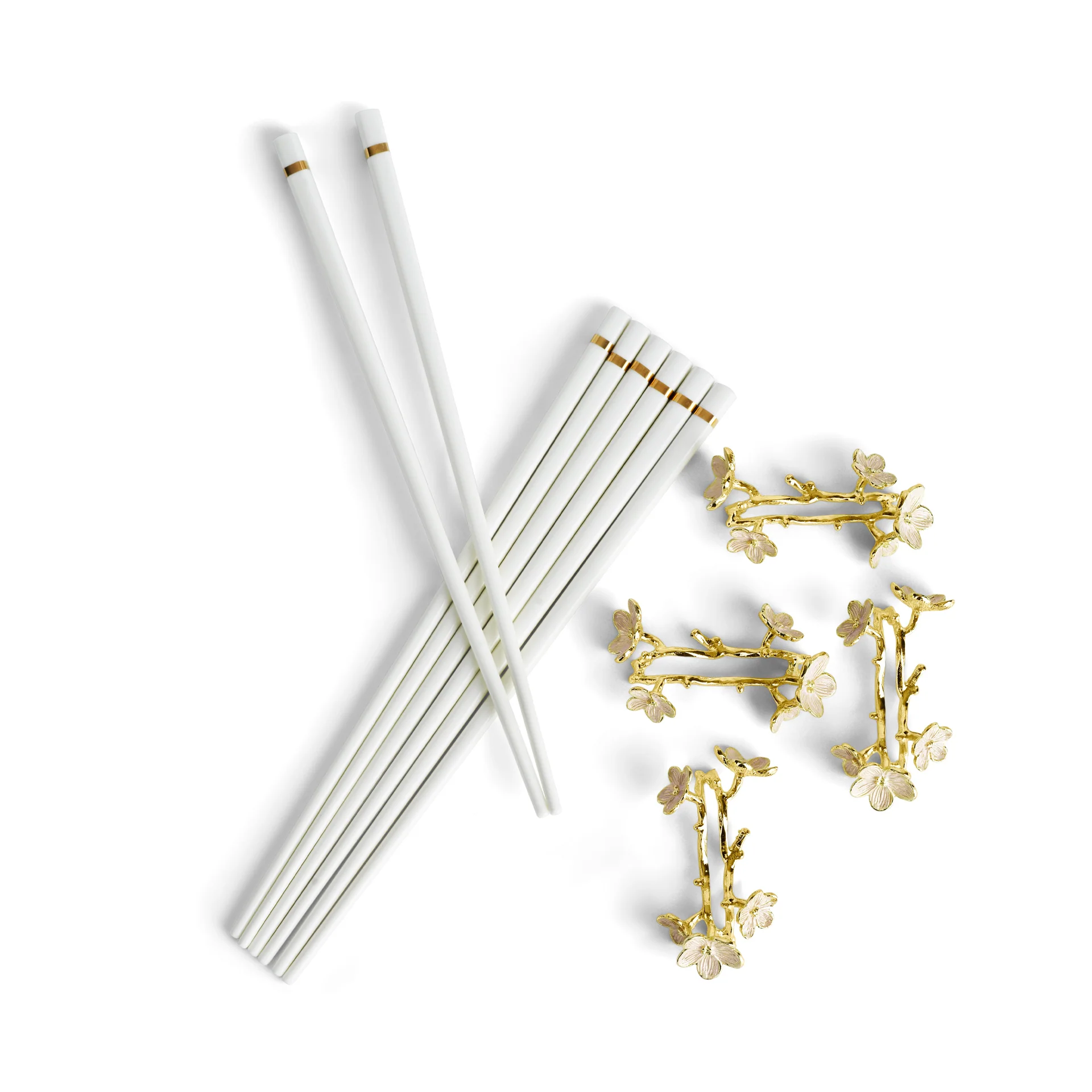 Cherry Blossom Chopsticks & Stands Set - Micheal Aram