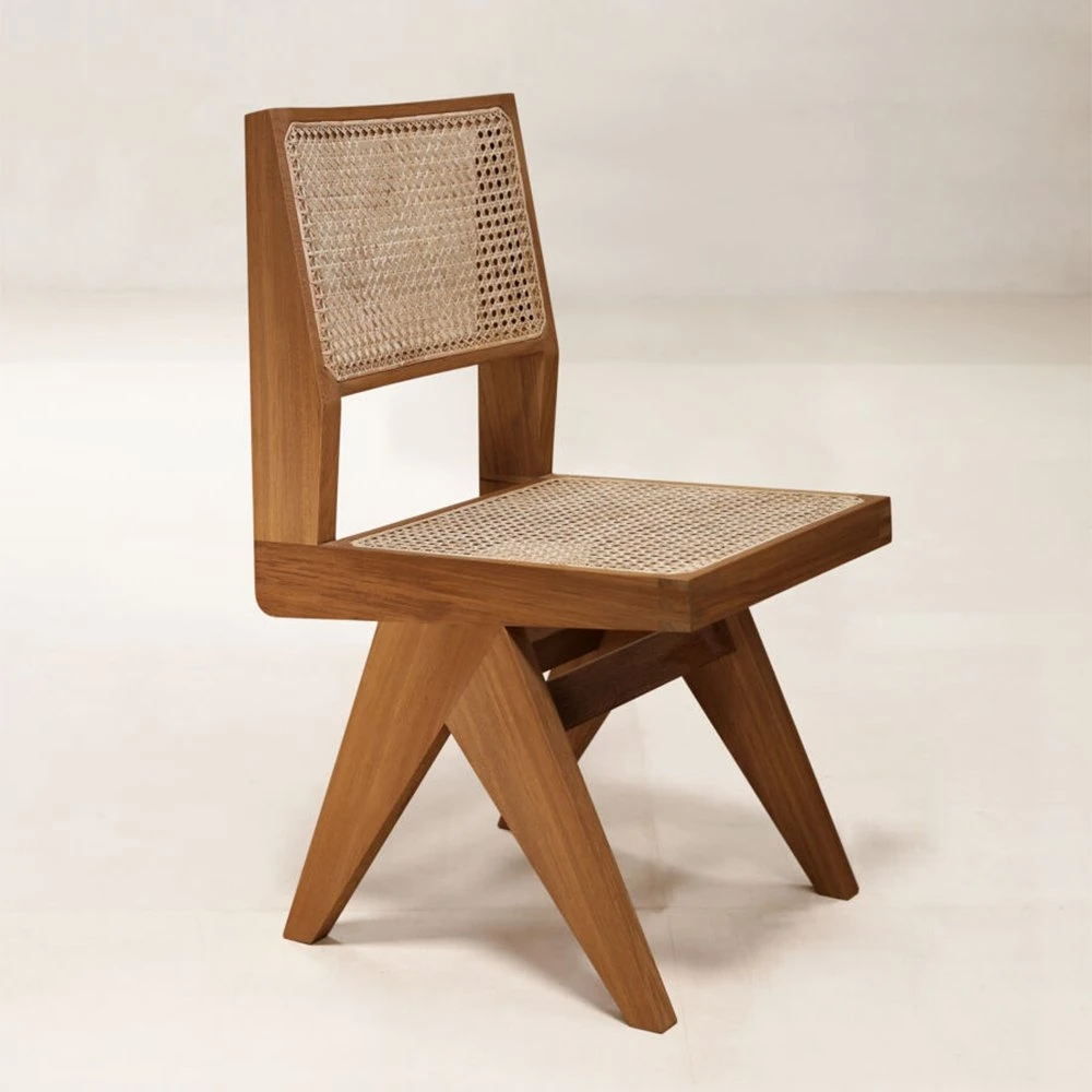 Pierre Jeanneret Armless Dining Chair - Phantom Hands
