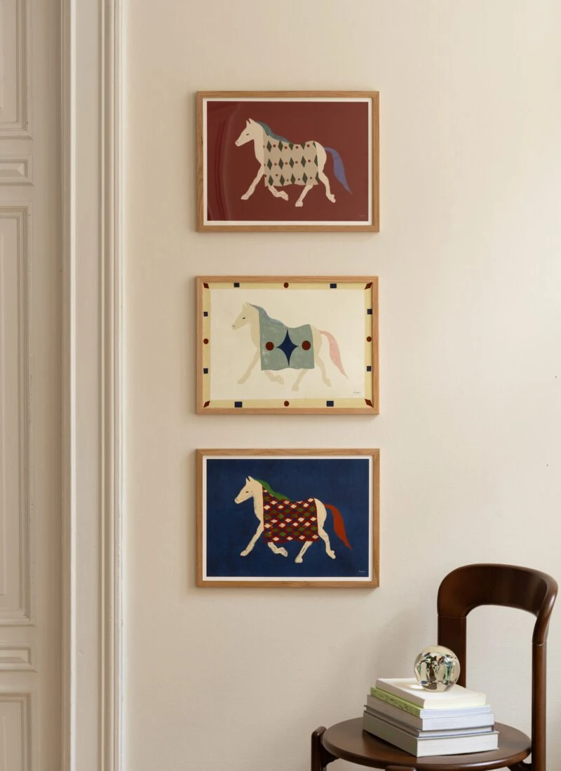 Horse Geometri - The Poster Club 丹麥藝術海報(團購)