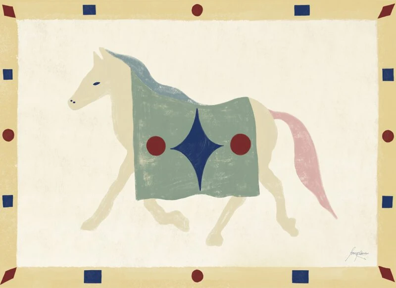 Horse Geometri - The Poster Club 丹麥藝術海報(團購)