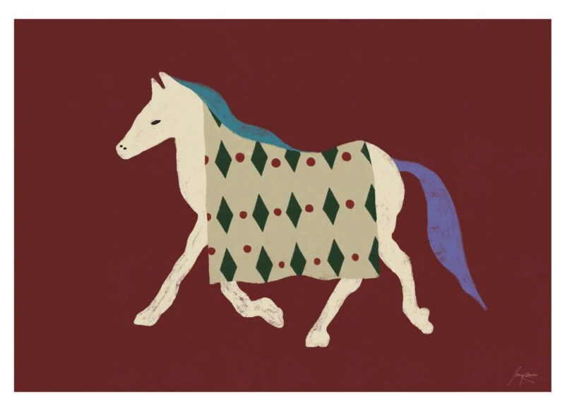 Horse Bordo - The Poster Club 丹麥藝術海報(團購)
