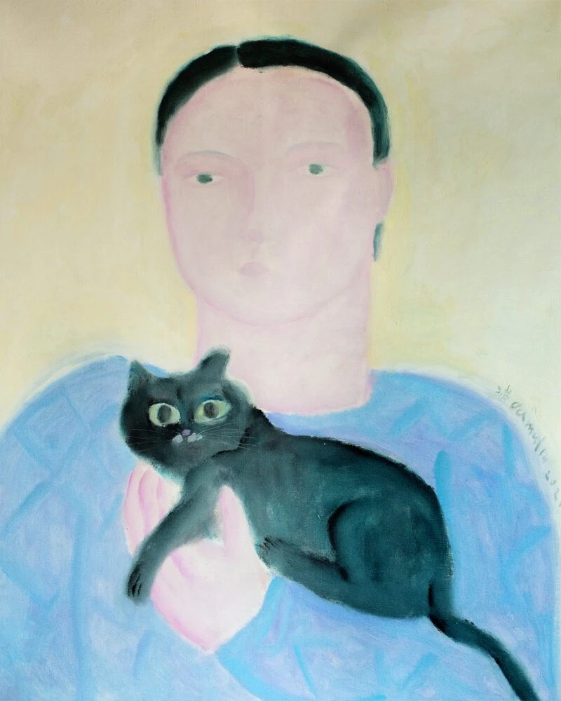 Boy Holding a Cat - The Poster Club 丹麥藝術海報(團購)