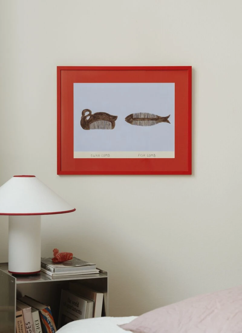 Swan and Fish Comb - The Poster Club 丹麥藝術海報(團購)