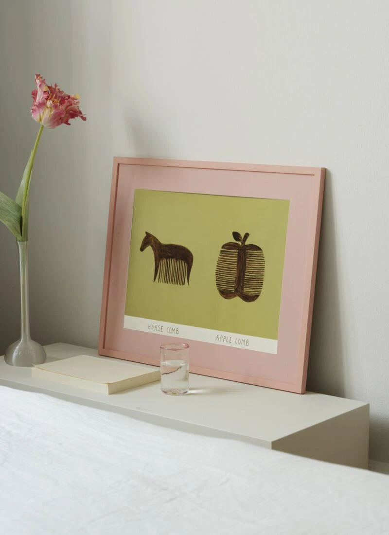 Horse and Apple Comb - The Poster Club 丹麥藝術海報(團購)