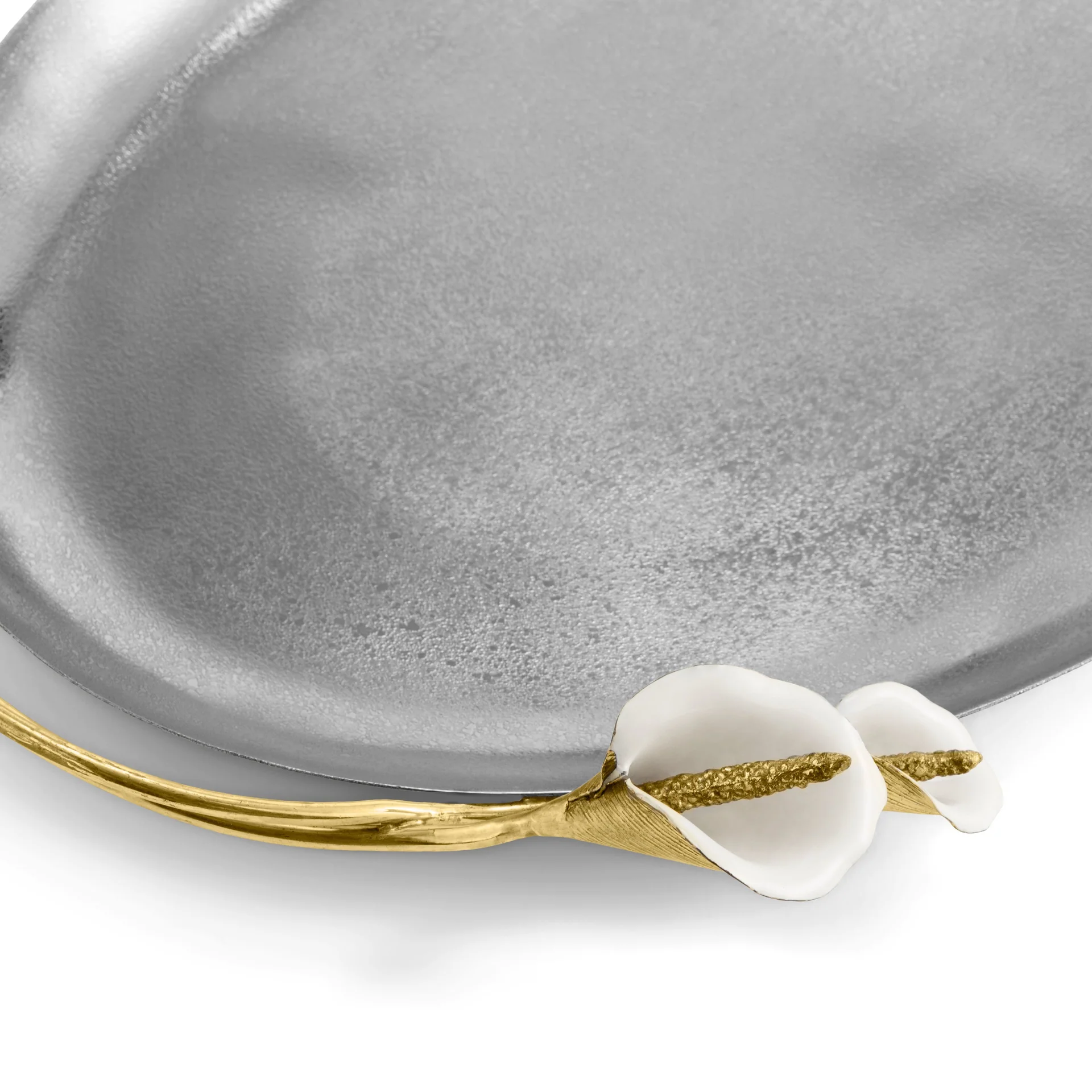 Calla Lily Oval Tray - Micheal Aram