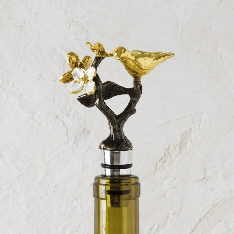 Lovebirds Wine Stopper - Micheal Aram