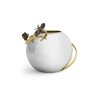 Black Iris Rose Bowl Vase - Micheal Aram