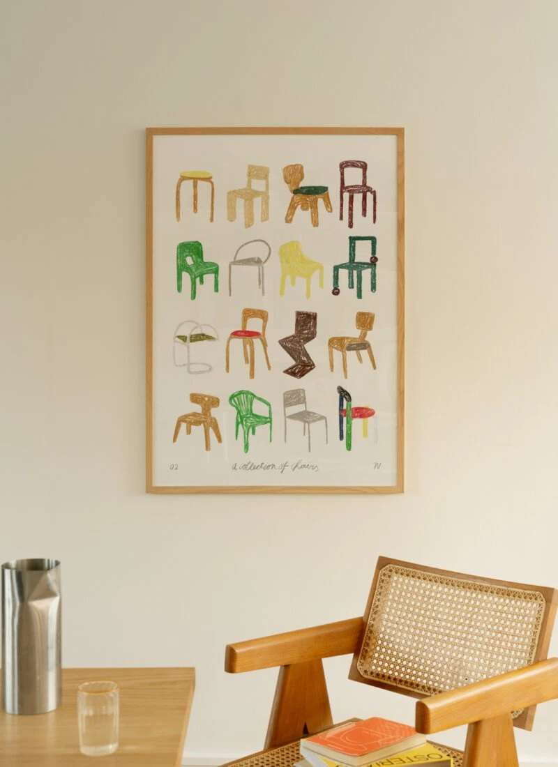 A Collection of Chairs - The Poster Club 丹麥藝術海報(團購)