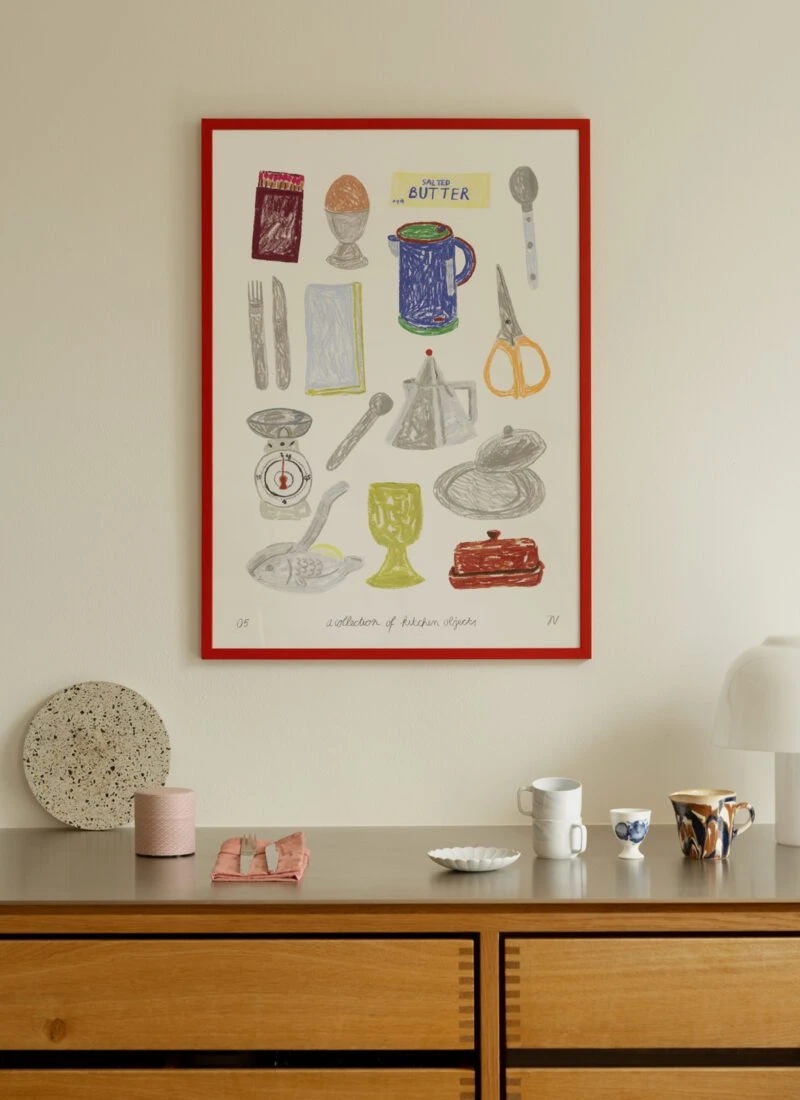 A Collection of Kitchen Objects - The Poster Club 丹麥藝術海報(團購)