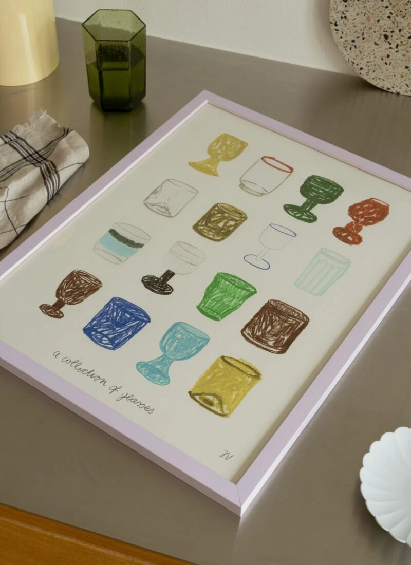 A Collection of Glasses - The Poster Club 丹麥藝術海報(團購)