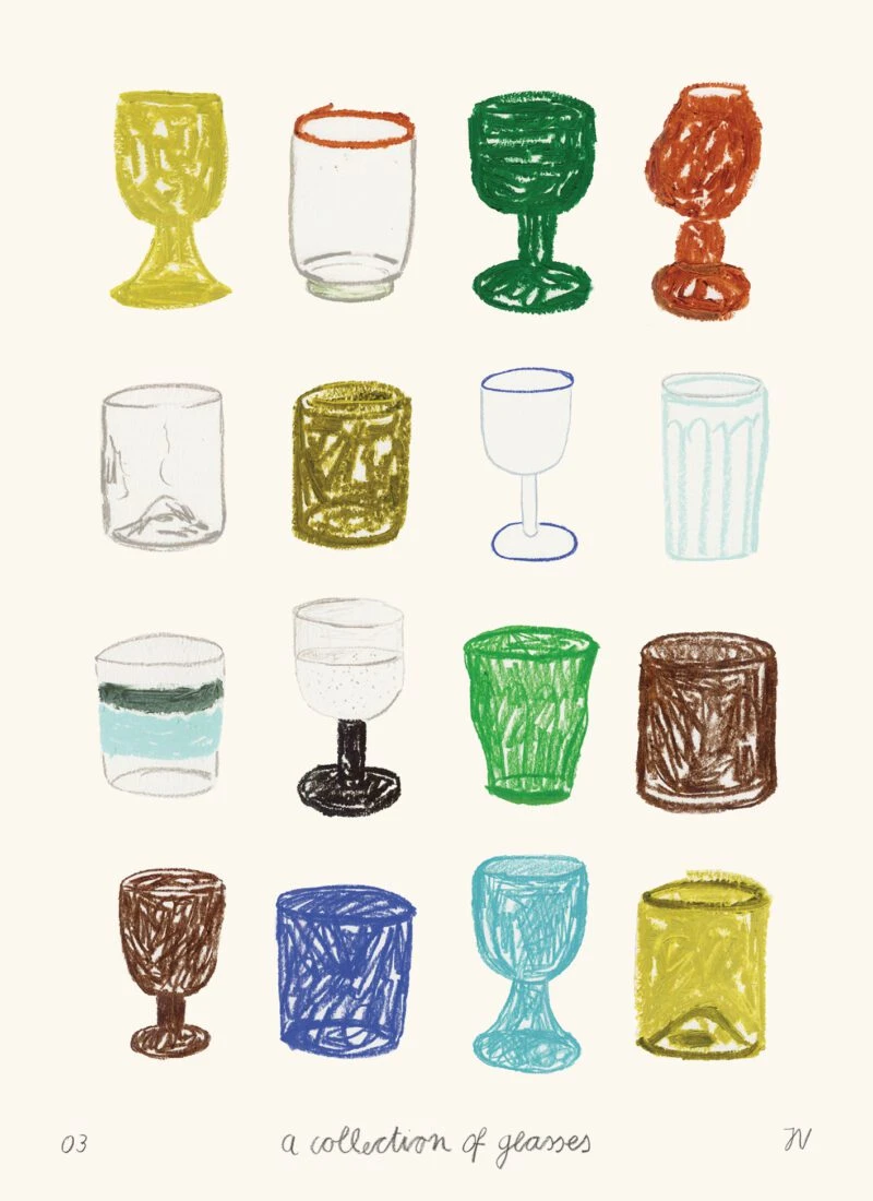 A Collection of Glasses - The Poster Club 丹麥藝術海報(團購)