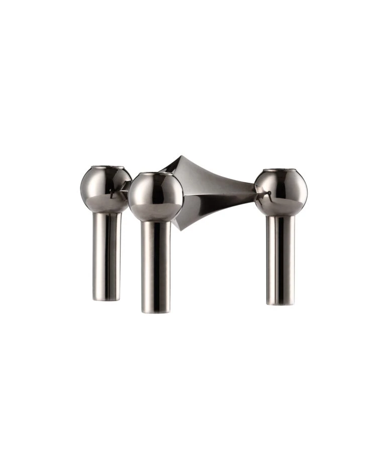nagel candle holder ( single pack / black chrome ) 燭台 - STOFF Nagel 丹麥燭台