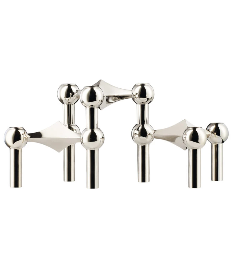 nagel candle holder ( 3-pack / chrome ) 燭台三入組 - STOFF Nagel 丹麥燭台