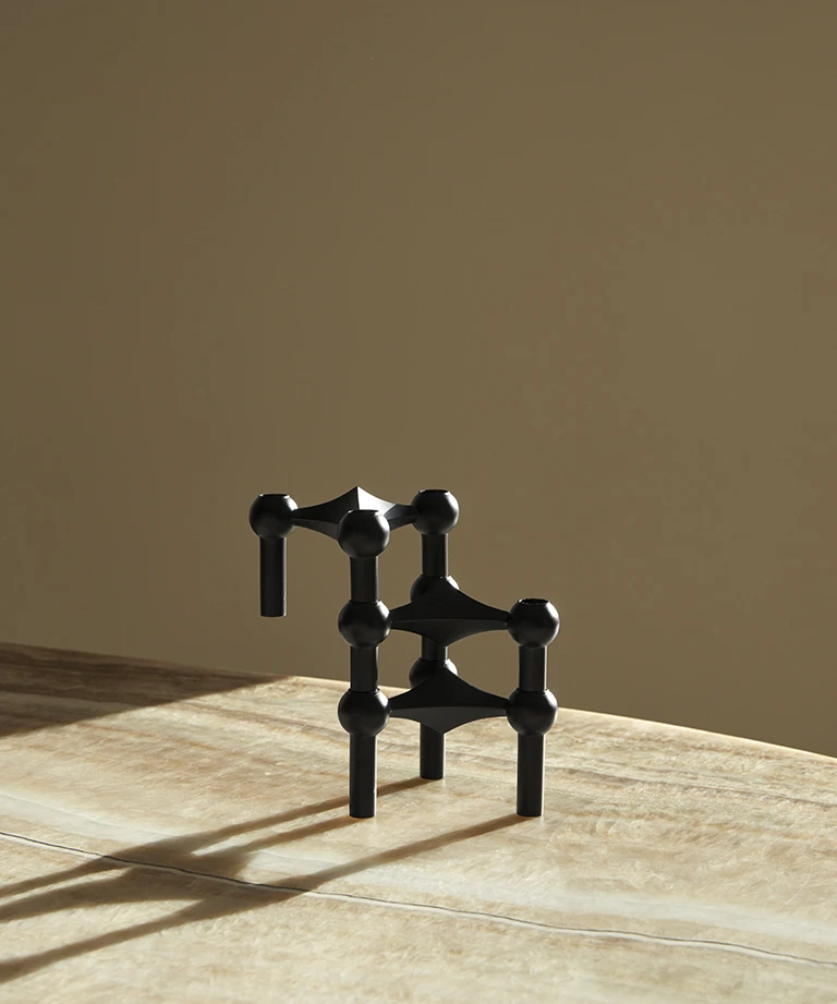 nagel candle holder ( 3-pack / black ) 燭台三入組 - STOFF Nagel 丹麥燭台