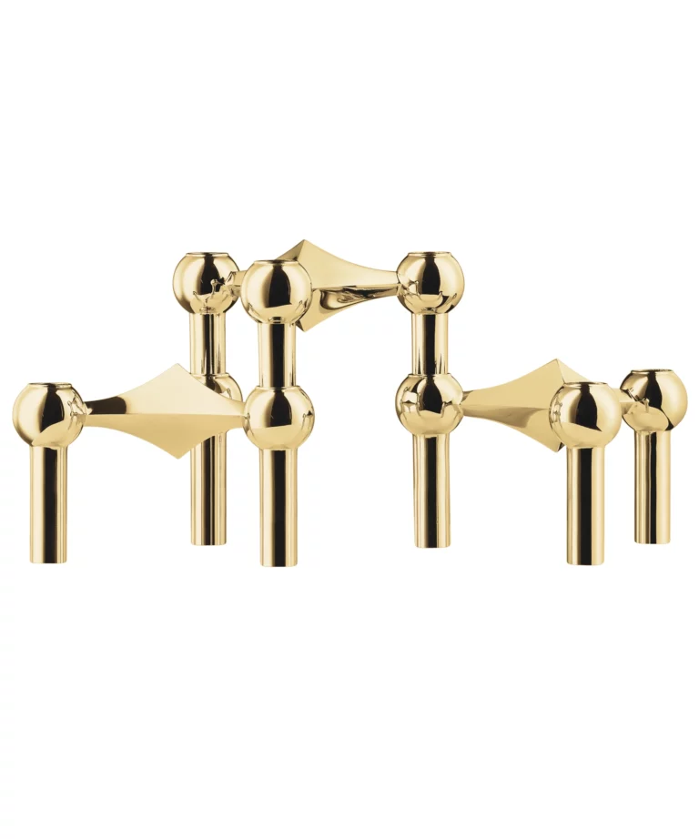 nagel candle holder ( 3-pack / solid brass ) 燭台三入組 - STOFF Nagel 丹麥燭台