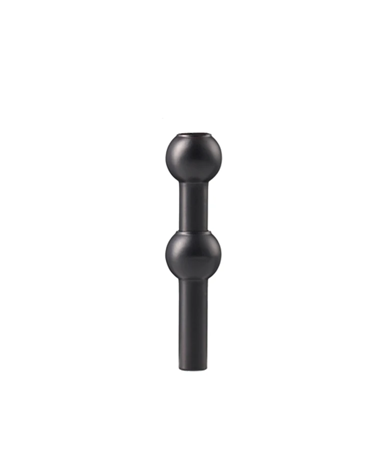 vase ( single pack / black ) 花器 - STOFF Nagel 丹麥燭台