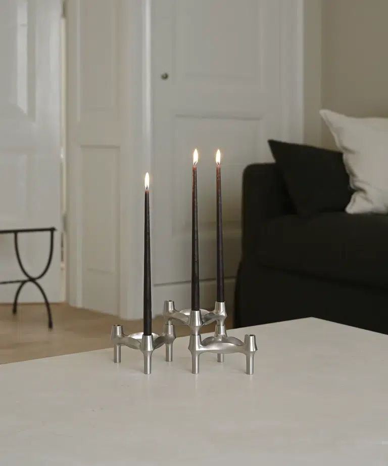 bmf candle holder ( single pack / brushed chrome ) 燭台 - STOFF Nagel 丹麥燭台