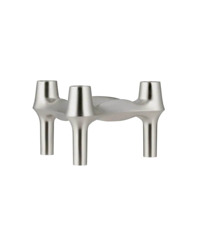 bmf candle holder ( single pack / brushed chrome ) 燭台 - STOFF Nagel 丹麥燭台