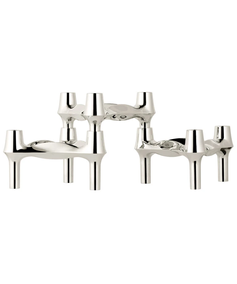 bmf candle holder ( 3-pack / chrome ) 燭台 - STOFF Nagel 丹麥燭台