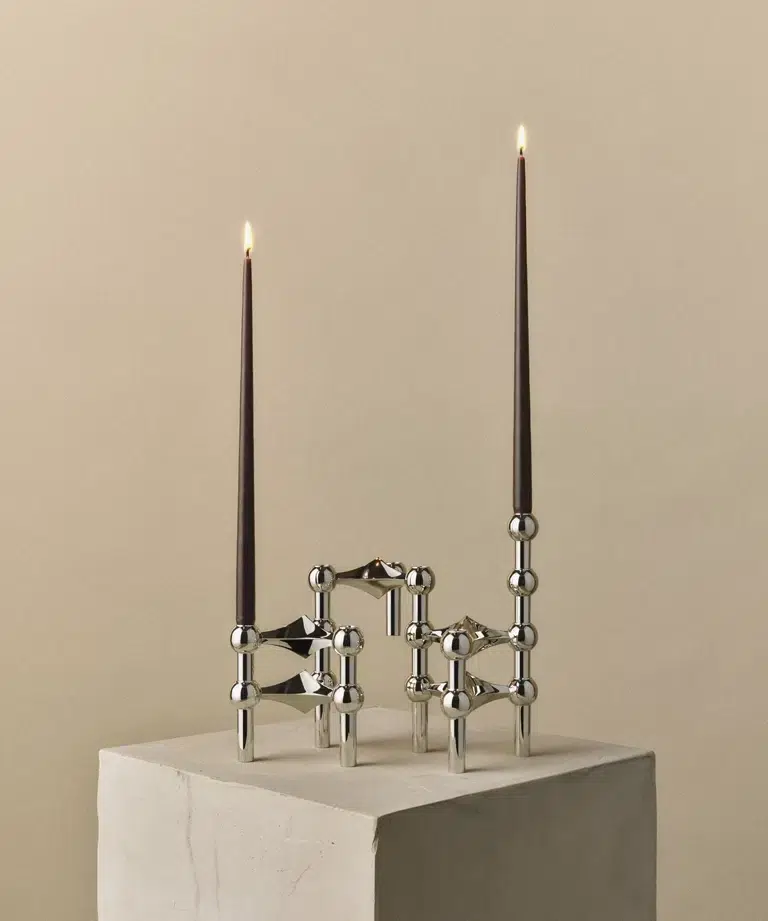 espresso taper candles 不滴蠟錐形蠟燭 ( 六支一組 ) - ester & erik  丹麥蠟燭