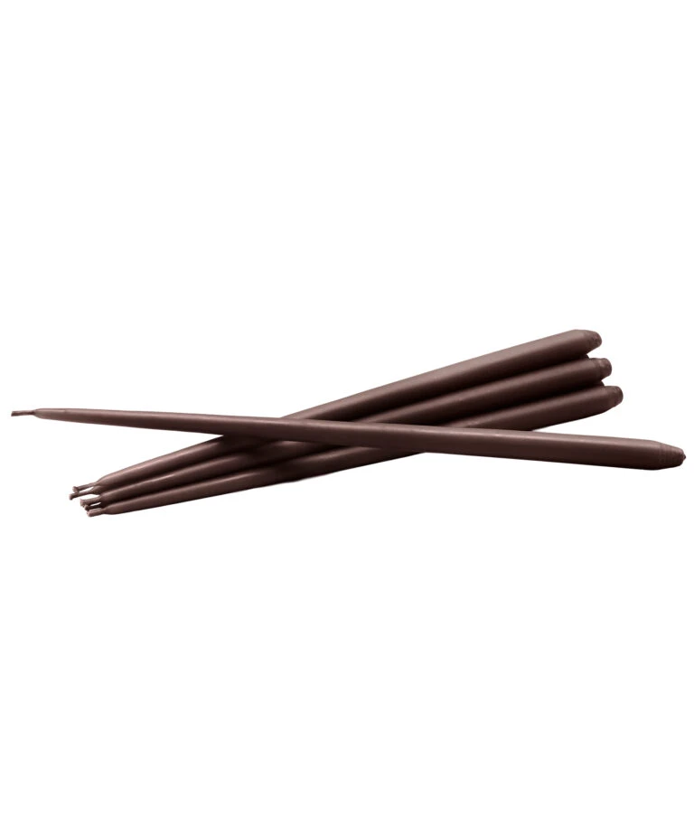 espresso taper candles 不滴蠟錐形蠟燭 ( 六支一組 ) - ester & erik  丹麥蠟燭