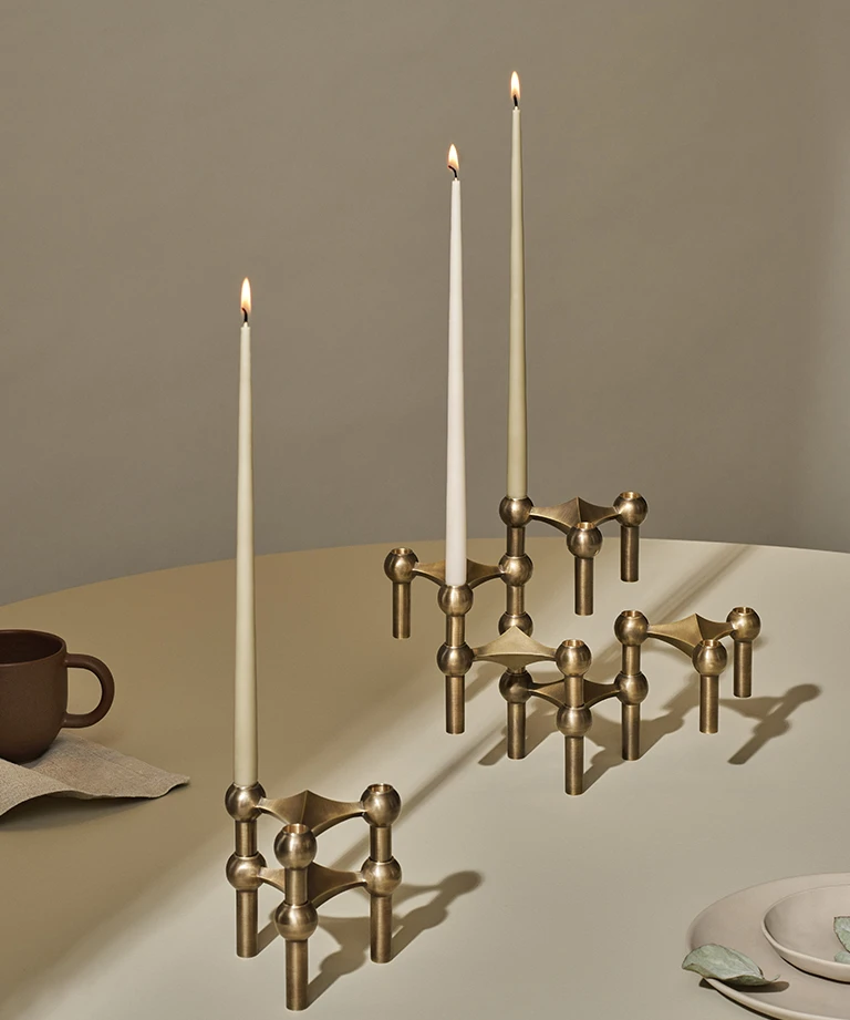 artichoke taper candles 不滴蠟錐形蠟燭 ( 六支一組 ) - ester & erik  丹麥蠟燭