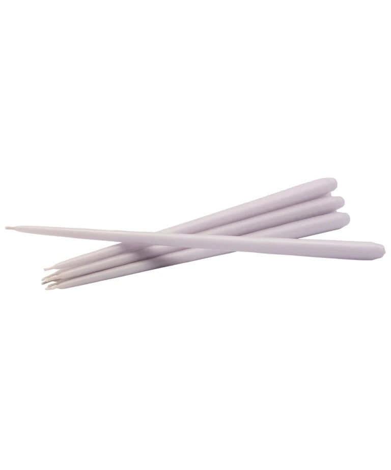 light lavender taper candles 不滴蠟錐形蠟燭 ( 六支一組 ) - ester & erik  丹麥蠟燭