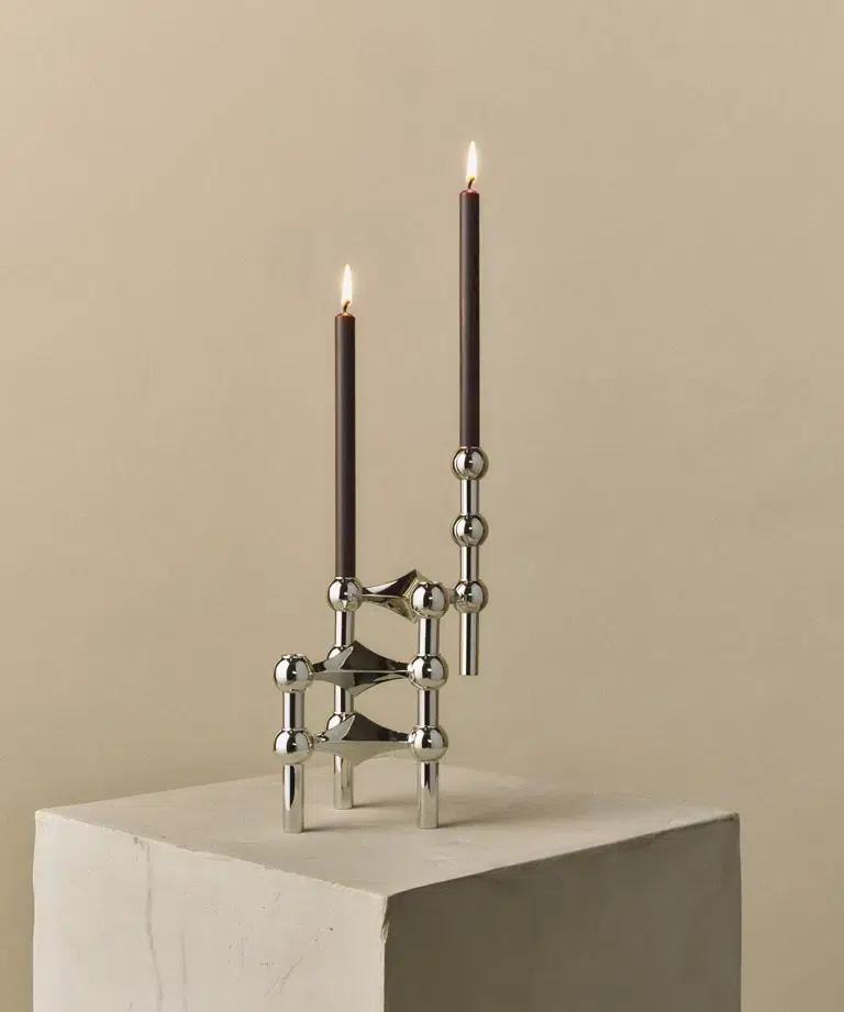 hazelnut candles 不滴蠟圓柱蠟燭 ( 12支一組 ) - ester & erik  丹麥蠟燭